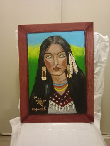 Acrylic painting canvas - acrylic,
